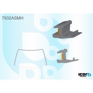 Молдинг стекла резиновый AS00140799 на SUBARU IMPREZA 2007-2011