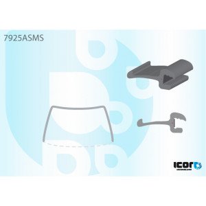 Молдинг стекла резиновый AS00140805 на SUBARU OUTBACK 2000-2004