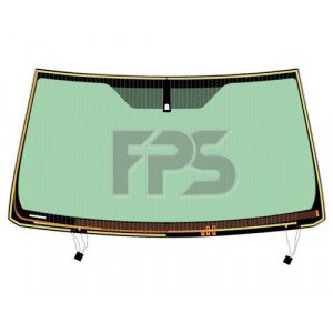 Скло лобове з підігрівом AS07359525 на TOYOTA LAND CRUISER PRADO (J15) 2017-
