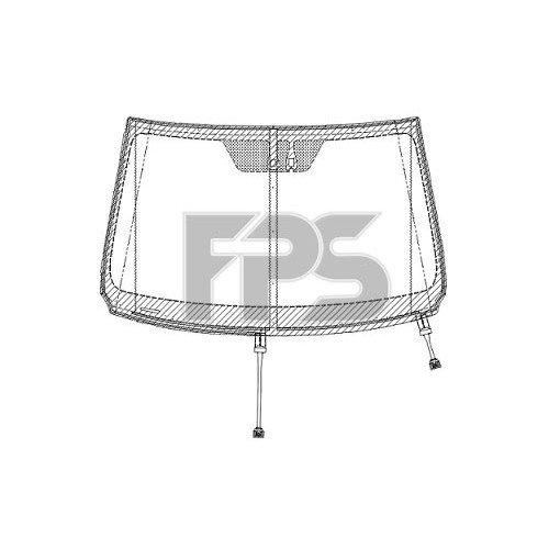 Скло лобове з підігрівом AS07359551 на TOYOTA RAV4 2016-2018