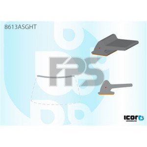 Молдинг стекла резиновый AS00141285 на SKODA CITIGO 2012-2017