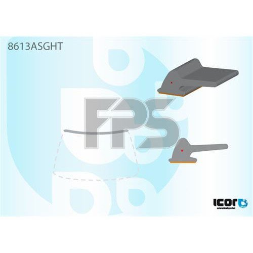 Молдинг стекла резиновый AS00141285 на SKODA CITIGO 2012-2017