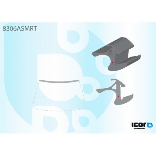 Молдинг стекла резиновый AS00141362 на LEXUS LX 470 2001-2008