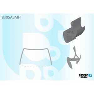 Молдинг стекла резиновый AS00141408 на TOYOTA AVENSIS 1997-2000