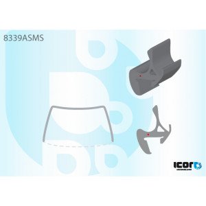 Молдинг стекла резиновый AS00141410 на TOYOTA CAMRY (XV30) 2002-2006