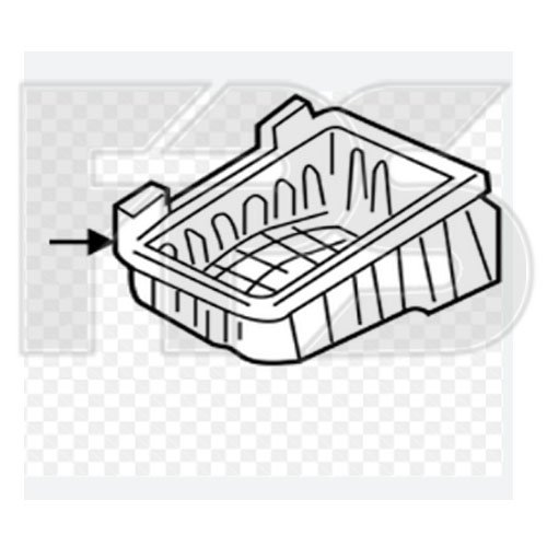 Корпус воздушного фильтра AS07359916 на HYUNDAI COUPE 2006-2009
