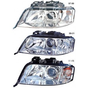 Фара Ліва H7+H7 AS07317824 на AUDI A6 (C5) 2001-2005