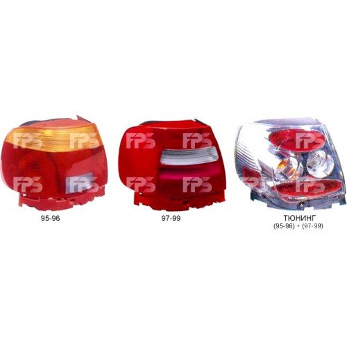 Ліхтар Задній Правий Sdn 97-99 AS07304870 на AUDI A4 (B5) 1995-2001