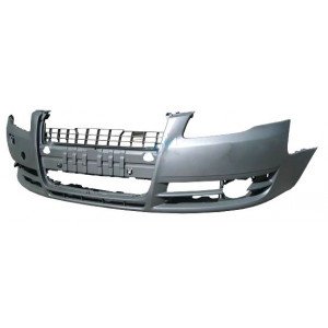 Бампер Передний Без Отверстий Омывателя Фар. Без Отверстий Под Парктроник AS00044871 на AUDI A4 (B7) 2005-2008