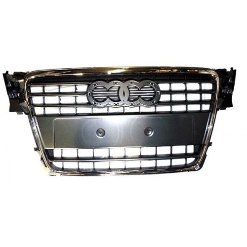 Решетка Радиатора Хром. Черн. AS00044889 на AUDI A4 (B8) 2008-2012