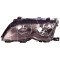 Фара Правая Эл. H7+H7 Черный Отражатель AS00045020 на BMW 3 (E46) 2001-2005