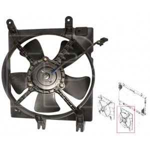 Диффузор С Вентилятором Конденсера AS07309197 на CHEVROLET NUBIRA 2003-2013