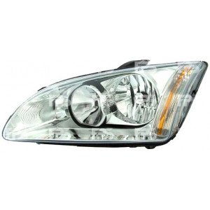 Фара Левая H1+H7 Эл. Хром. Отраж. AS07313042 на FORD FOCUS 2005-2008