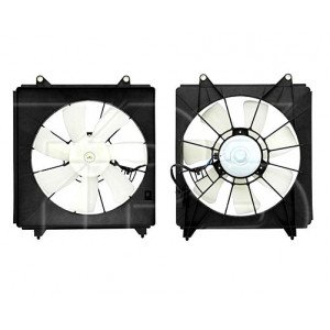 Дифузор З Вентилятором Конденсеру Правий Лопастей = 7. Тип Denso AS07334610 на HONDA ACCORD 8 2011-2013