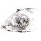 Фара Права Мех./Ел. H4 AS00046502 на HYUNDAI MATRIX 2008-2010
