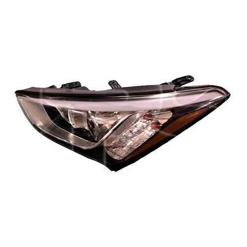 Фара Левая Эл. H7*2,Py21W,Led (Желтая Вставка) AS00046635 на HYUNDAI SANTA FE III 2012-2016