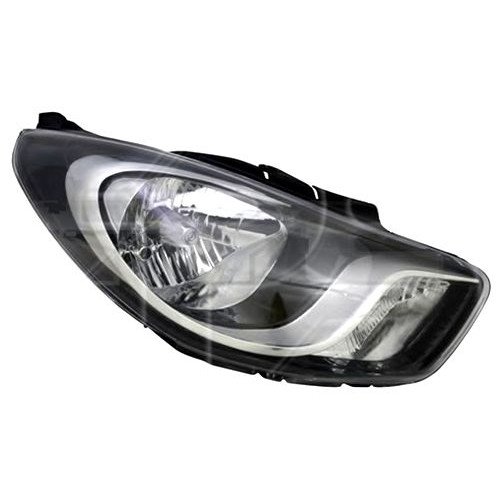 Фара Ліва Ел. H4/Py21W/W5W Чорний. AS00046605 на HYUNDAI i10 2010-2014