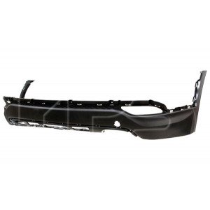 Бампер Задний Нижняя Часть Без Отверстий Под Парктроник Один Выхлоп AS00046624 на HYUNDAI SANTA FE III 2012-2016