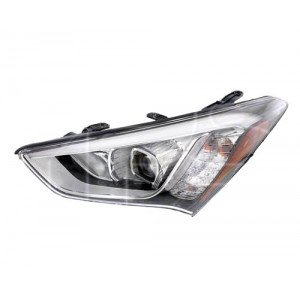 Фара Правая Мех. H7*2,P21W (Желтая Вставка) AS00046633 на HYUNDAI SANTA FE III 2012-2016