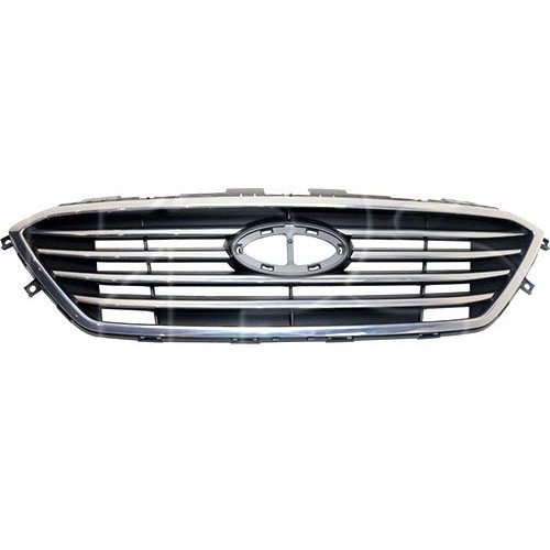 Решетка Радиатора С Хром. Молдингами Без Autocruise (Кроме Sport) AS00046683 на HYUNDAI SONATA (LF) 2014-2017