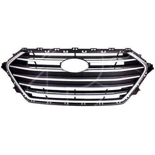 Решетка Черная. Молдинг Серый Металлик AS07331165 на HYUNDAI ELANTRA (AD) 2016-2018