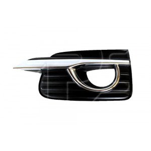 Решітка У Бампері Лев. Чорний. З отворами П/Тум. +Хром. Молдінг -17 AS00046781 на INFINITI Q50 2014-