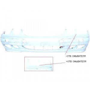 Передний Бампер AS07298923 на MERCEDES 210 (E-CLASS) 1995-1999