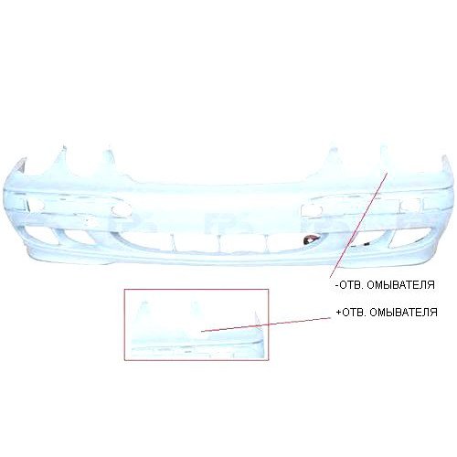 Передний Бампер AS07298923 на MERCEDES 210 (E-CLASS) 1995-1999