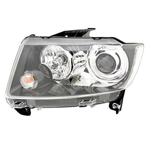Фара Левая Эл. +Линза +Led -Xenon. Белая Вставка В Поворот AS00047053 на JEEP COMPASS 2011-2016