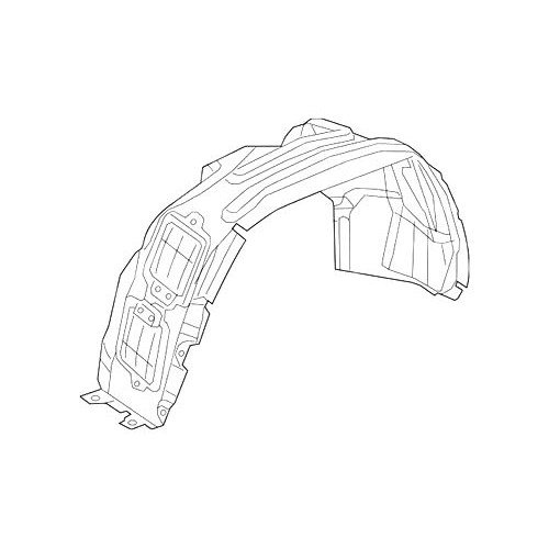 Підкрилок Передній Правий AS00047120 на JEEP CHEROKEE 2019-