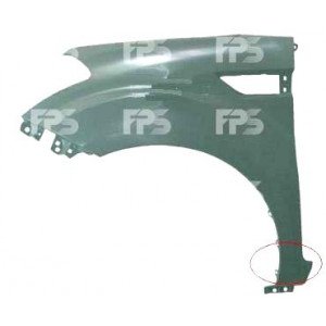 Крыло Переднее Правое Без Отверстий Под Накладку AS07311352 на KIA SOUL 2009-2014