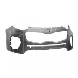 Бампер Передний Без Отверстий Омывателя Фар. Без Отверстий Под Парктроник AS00047329 на KIA SPORTAGE (QL) 2015-2018