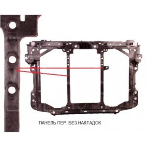 Панель Передня Без Підсилюючих Накладок На Ребрах AS00065641 на MAZDA CX5 2012-2016