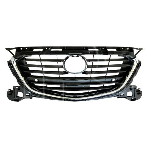 Решетка Радиатора +Молдинг. С Отверстиями Парктроник AS07302918 на MAZDA 3 (BM) SDN/HB 2016-2018