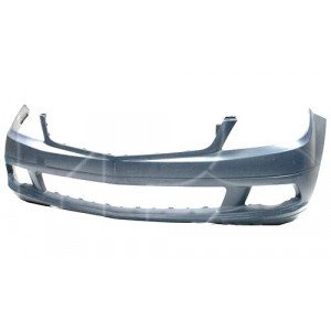 Бампер Передний Без Отверстий Омывателя Фар. Без Отверстий Под Парктроник AS00047620 на MERCEDES 204 (C-CLASS) 2007-2011