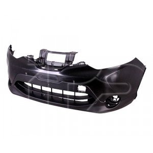 Бампер Передний Без Отверстий Омывателя Фар. Без Отверстий Под Парктроник AS00064087 на NISSAN QASHQAI 2014-2017