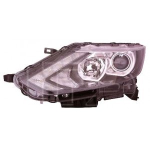 Фара Правая Эл. H7 + H11 + Wy21W + Led AS07301528 на NISSAN QASHQAI 2014-2017