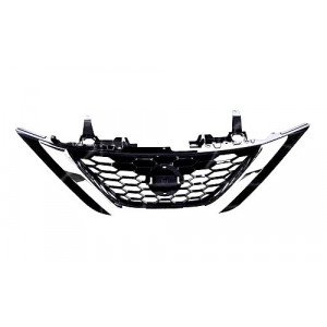 Решетка Радиатора Черн. +Хром. AS00048170 на NISSAN SENTRA 2016-2019