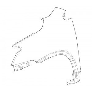 Крыло Переднее Правое Без Отверстий Повтор. AS07336460 на OPEL MOKKA X 2016-2020