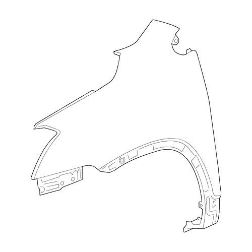 Крило Переднє Право Без Отворів Повтор. AS07336460 на OPEL MOKKA X 2016-2020