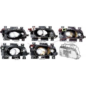 Правая Фара AS07322799 на PEUGEOT 405 1987-1996