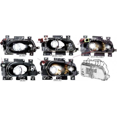 Левая Фара AS00048445 на PEUGEOT 405 1987-1996