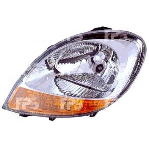 Фара Права Ел. Жовтий. Повір. Хром. Відбиток. AS00048502 на RENAULT KANGOO 2003-2009