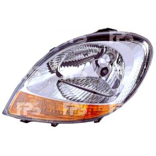 Фара Правая Эл. Желт. Повор. Хром. Отраж. AS00048502 на RENAULT KANGOO 2003-2009