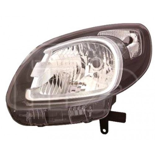 Фара Ліва Ел. H4/Py21W/5W Чорний. AS07305272 на RENAULT KANGOO 2013-