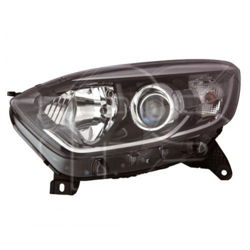 Фара Левая Эл. H1,H1,Py21W,W5W Хром. Рант, Хром. Окуляр AS07314619 на RENAULT CAPTUR 2013-2017