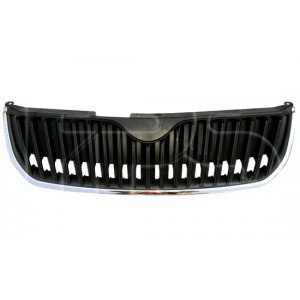 Решетка Радиатора Черная С Хром. Рамкой AS07309147 на SKODA SUPERB (3T) 2009-2013