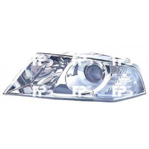 Фара Ліва Ел. H7+H1 Ambiente (Фара З Лінзою) Хром. Відбивач AS07323430 на SKODA OCTAVIA (1Z3/1Z5) (A5) 2005-2013