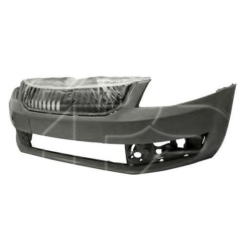 Бампер Передний С Решеткой Без Отверстий Омывателя Фар AS07338372 на SKODA OCTAVIA (A7) 2013-2017