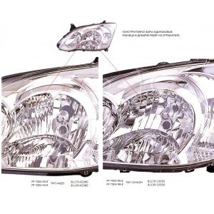 Правая Фара AS00049192 на TOYOTA COROLLA (E12 EUR) 2002-2007
